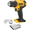DEWALT 20V MAX Heat Gun, Cordless, Up to 990 Degrees, 42 Minutes of Run Time, LED Light, Heatgun with Flat and Hook Nozzle Attachments,Tool Only (DCE530B)(Heat Gun)