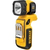 DEWALT 20V MAX LED Work Light Rechargeable, LED Flashlight, Magnetic Flashlight, Freestanding and Clip-On Light, 360 degree pivoting Head, Tool Only (DCL044)