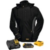 DEWALT DCHJ066C1-L 20V/12V MAX Women’s Heated Jacket Kit, Black, Large(Small)