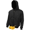 DEWALT DCHJ067B-L 20V/12V MAX Bare Hooded Heated Jacket, Black, Large(2X)
