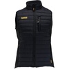 DEWALT Men’s Hybrid, Polyester with Stretch, Insulated, Regular Fit Work Vest(Black)
