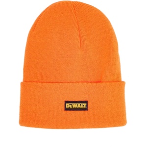 DEWALT Men’s Hawthorne 13″ Made in USA Beanie(Blaze Orange)