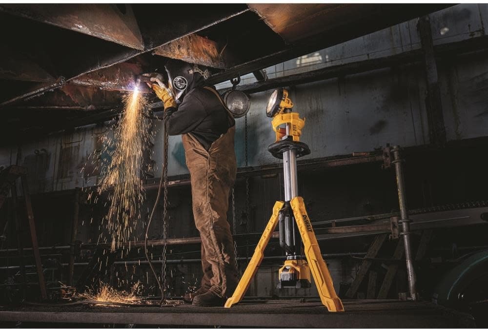 image:imageDEWALT 20V MAX LED Work Light with Stand Tripod Light 3000 Lumens of Brightness with 3 Modes Tool Only DCL079BTripod Light Only