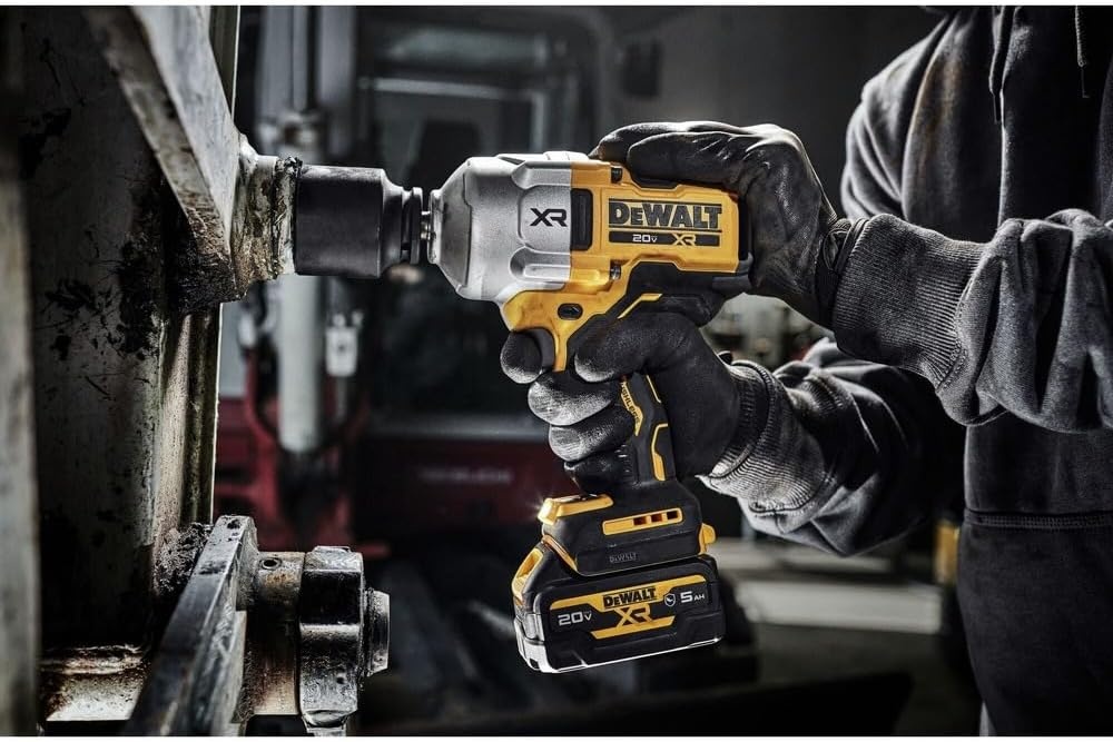 image:imageDEWALT 20V MAX XR 12 Inch Cordless Impact Wrench Kit with Hog Ring Anvil Battery and Charger Included DCF961GP1Bare Tool Only
