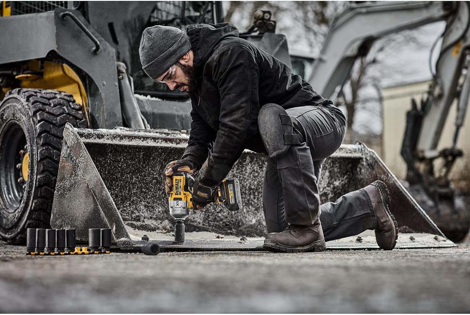 image:imageDEWALT 20V MAX XR 34 Inch Cordless Impact Wrench Kit with POWERSTACK Battery and Charger DCF964GH1