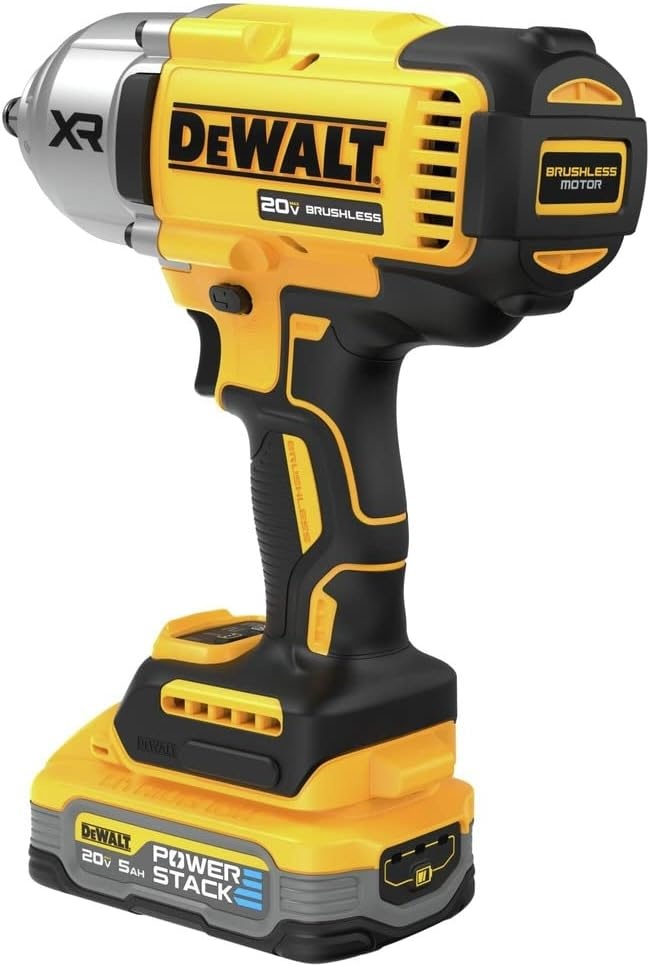 image:imageDEWALT 20V MAX XR Cordless Impact Wrench Brushless 5in High Torque with 50Ah Battery DCF900H1