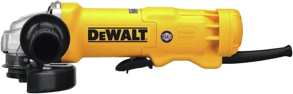 image:imageDEWALT Angle Grinder 412 in 11 Amp 11000 RPM No LockOn Paddle Switch Dust Ejection System Electric Grinder Tool DWE402NOne Size
