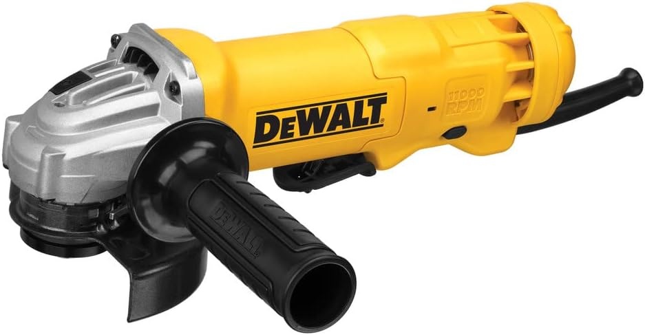 image:imageDEWALT Angle Grinder 412 in 11 Amp 11000 RPM No LockOn Paddle Switch Dust Ejection System Electric Grinder Tool DWE402NOne Size