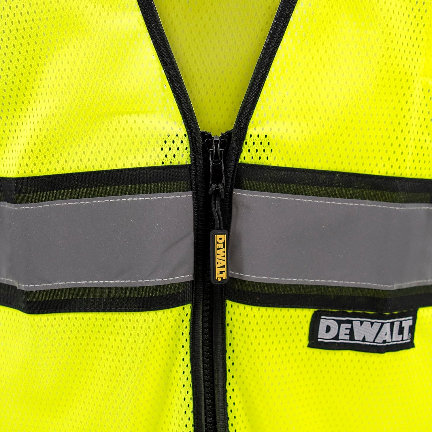 image:imageDEWALT DSV221 Class 2 Contrasting Trim Economy Mesh Vest Green Size 4X