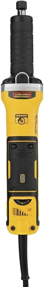 image:imageDEWALT Die Grinder Brushless Variable Speed Paddle Switch With LockOn 2Inch DWE4997VS