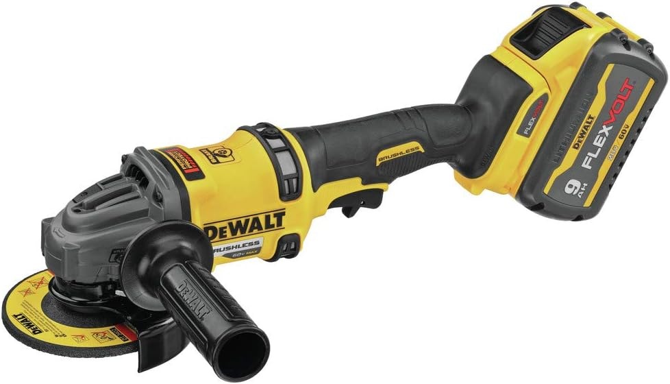 image:imageDEWALT FLEXVOLT 60V MAX Angle Grinder with Kickback Brake Kit 412Inch to 6Inch DCG418X2