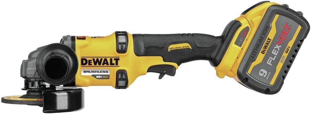 image:imageDEWALT FLEXVOLT 60V MAX Angle Grinder with Kickback Brake Kit 412Inch to 6Inch DCG418X2