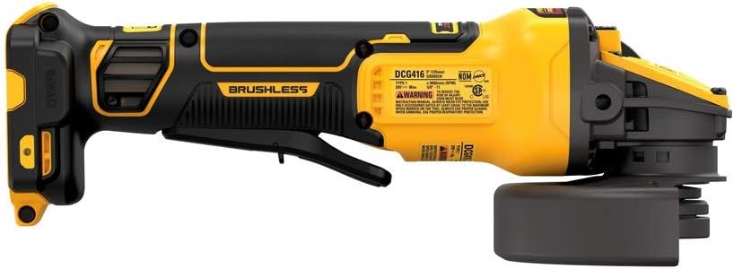 image:imageDEWALT FLEXVOLT ADVANTAGE 20V MAX Angle Grinder Paddle Switch 412Inch to 5Inch Tool Only DCG416B 412Inch to 5Inch Tool Only DCG416B