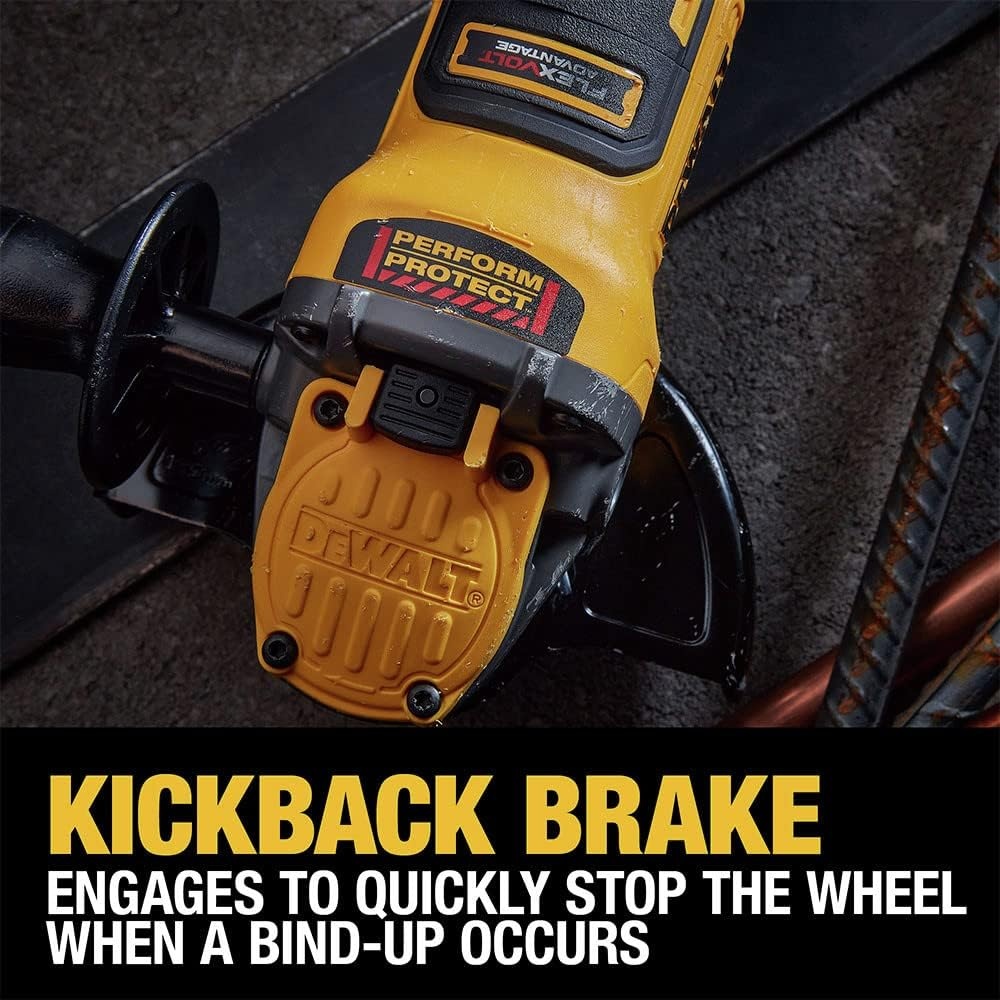 image:imageDEWALT FLEXVOLT ADVANTAGE 20V MAX Angle Grinder Paddle Switch 412Inch to 5Inch Tool Only DCG416B 412Inch to 5Inch Tool Only DCG416B