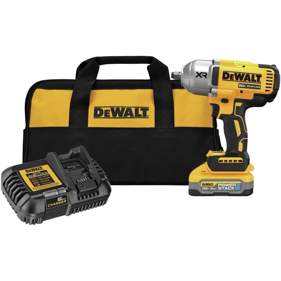 image:imageDEWALT 20V MAX XR Cordless Impact Wrench Brushless 5in High Torque with 50Ah Battery DCF900H1