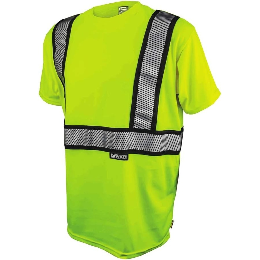 image:imageDEWALT DST911L Class 2 Modacrylic Fr TShirt HiViz Green Large