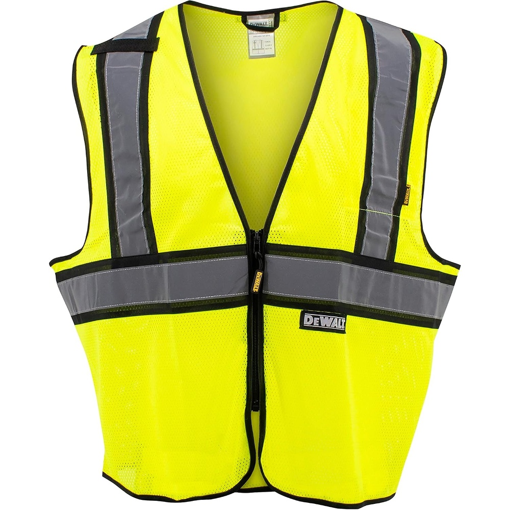 image:imageDEWALT DSV221 Class 2 Contrasting Trim Economy Mesh Vest Green Size 4X