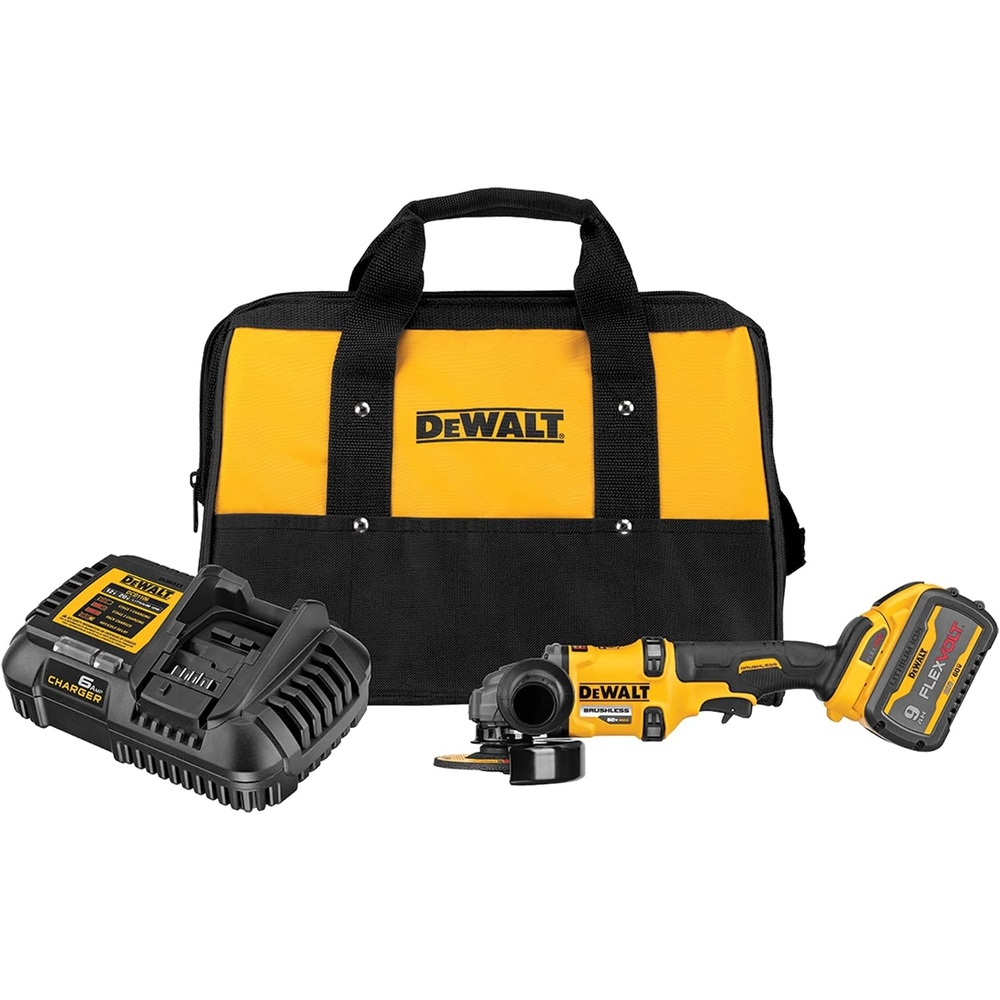 image:imageDEWALT FLEXVOLT 60V MAX Angle Grinder with Kickback Brake Kit 412Inch to 6Inch DCG418X11