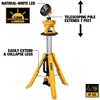 DEWALT 20V MAX LED Work Light with Stand, Tripod Light, 3000 Lumens of Brightness with 3 Modes, Tool Only (DCL079B)(Tripod Light Only)