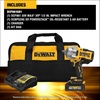 DEWALT 20V MAX XR 1/2 Inch Cordless Impact Wrench Kit with Hog Ring Anvil, Battery and Charger Included (DCF961GP1)(Kit with Battery)