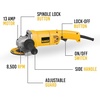 DEWALT Angle Grinder, Medium, 5-Inch, 5-Amp (DW831), Yellow