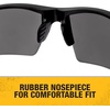 DEWALT DPG100-2D Crosscut® Safety Glasses – Black Half Frame – Smoke Lens – ANSI Z87.1+ – 1 Pair(Black / Smoke)