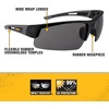 DEWALT DPG100-2D Crosscut® Safety Glasses – Black Half Frame – Smoke Lens – ANSI Z87.1+ – 1 Pair(Black / Smoke)