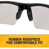 DEWALT DPG100-2D Crosscut® Safety Glasses – Black Half Frame – Smoke Lens – ANSI Z87.1+ – 1 Pair(Black Frame / Indoor/Outdoor Lens)