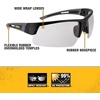 DEWALT DPG100-2D Crosscut® Safety Glasses – Black Half Frame – Smoke Lens – ANSI Z87.1+ – 1 Pair(Black Frame / Indoor/Outdoor Lens)