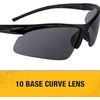 DEWALT DPG51-2C Radius Smoke 10 Base Curve Lens Protective Safety Glasses