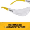 DEWALT DPG54-1C Protector™ Protective Eyewear – ANSI Z87.1+ Impact Rated – Lightweight Universal-Fit Frame – Flexible Rubber Temples – Clear Lens – 1 Pair(One Size (Pack of 2))
