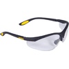 DEWALT DPG58-1C Reinforce Clear Lens High Performance Protective Safety Glasses with Rubber Temples