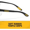 DEWALT DPG59-125C Reinforcer Rx-Bifocal 2.5 Clear Lens High Performance Protective Safety Glasses with Rubber Temples and Protective Eyeglass Sleeve(Black Frame  Clear Lens)