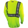 DEWALT DST921-M Class 2 Modacrylic Fr Long sleeve T-Shirt, Hi-Viz Green, Medium
