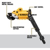 DEWALT Metal Shear/Cutter Drill Attachment, Impact Ready, 360 Degree Pivoting Head, Cuts 18GA Material (DWASHRIR)(Yellow, Black)