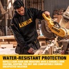 DEWALT Rexburg Men’s Water Resistant, Cottonpoly, Heavy Duty, Work Hoodie(Black)