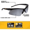 Dewalt DPG51-6C Radius Silver Mirror 10 Base Curve Lens Protective Safety Glasses
