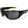 DEWALT DPG94-2C Dominator Z87+ Safety Glasses – Black Full Frame & Smoke Lens – Rubber Temples & Nosepiece – 1 Pair