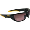 DEWALT DPG94-GLC Dominator™ Z87+ Safety Glasses – Black Full Frame & Gradient Lens – Rubber Temples & Nosepiece – 1 Pair