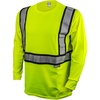 DEWALT DST921-L Class 2 Modacrylic Fr Long sleeve T-Shirt, Hi-Viz Green, Large