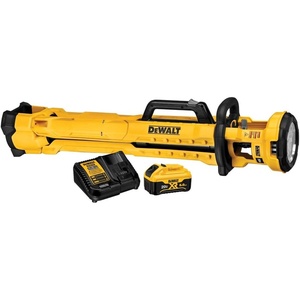 DEWALT 20V MAX Cordless LED Work Light and Tripod Base Kit with Battery and Charger Included (DCL079R1)