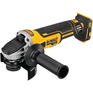 DEWALT 20V MAX* XR Angle Grinder with Kickback Brake, Slide Switch, 4-1/2-Inch, Tool Only (DCG405B)