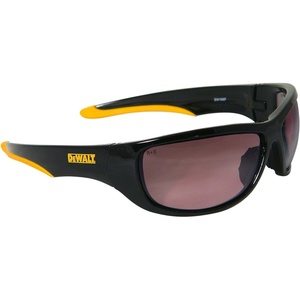 DEWALT DPG94-GLC Dominator™ Z87+ Safety Glasses – Black Full Frame & Gradient Lens – Rubber Temples & Nosepiece – 1 Pair