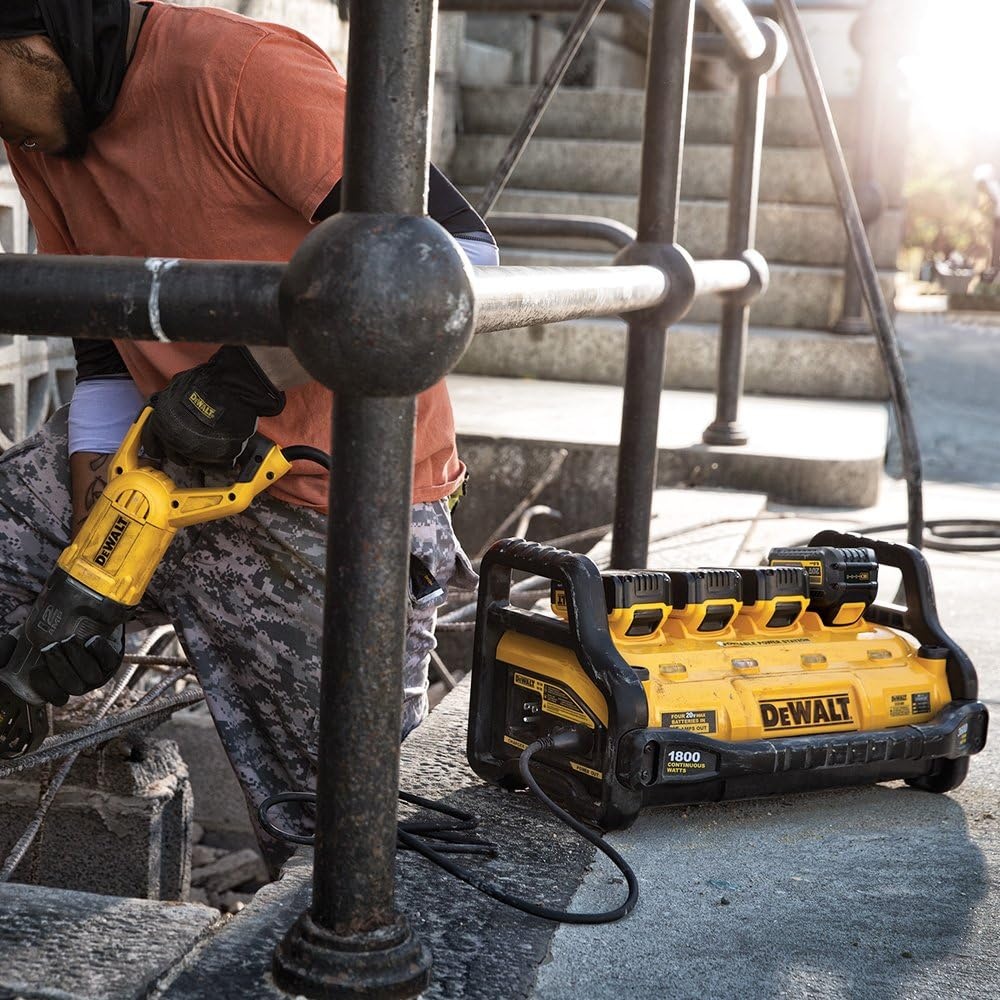 image:imageDEWALT DCB1800M3T1 Portable Power Station with 3 40 Ah amp 1 60 Ah Batteries