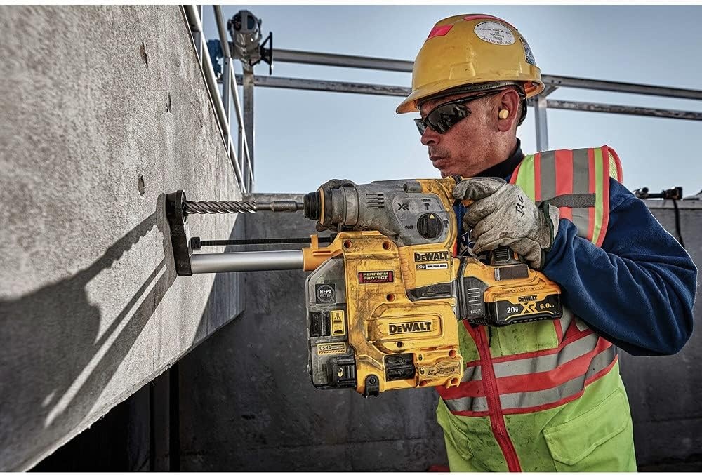 image:imageDEWALT DCH293B 20V Max XR Brushless 118 LShape SDS Plus Rotary Hammer Drill Tool OnlyRotary Hammer Only