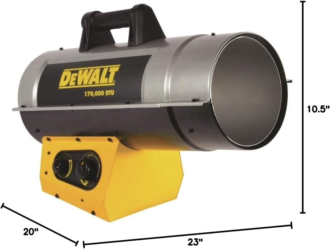 image:imageDeWalt DXH170FAVT Forced Air Propane Heater
