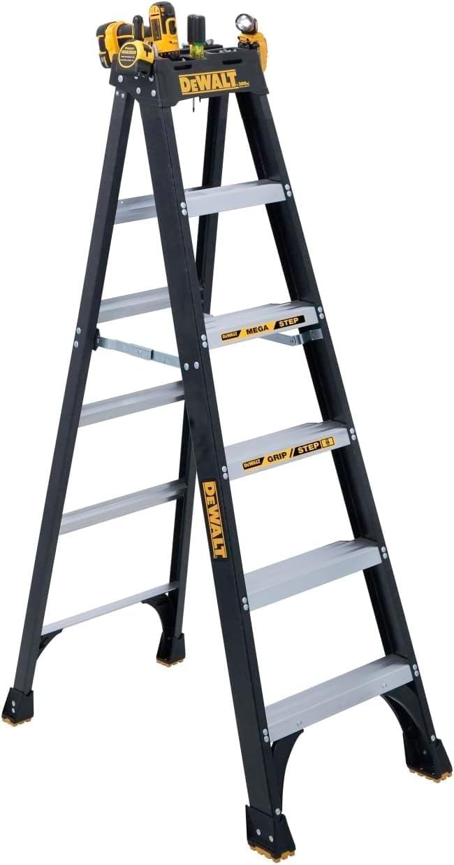 image:imageDeWalt Type IA 300lb Rated FG Stepladder 6 DXL30100612 feet