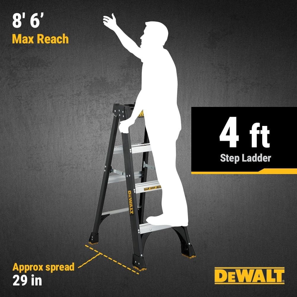 image:imageDeWalt Type IA 300lb Rated FG Stepladder 6 DXL3010064 feet