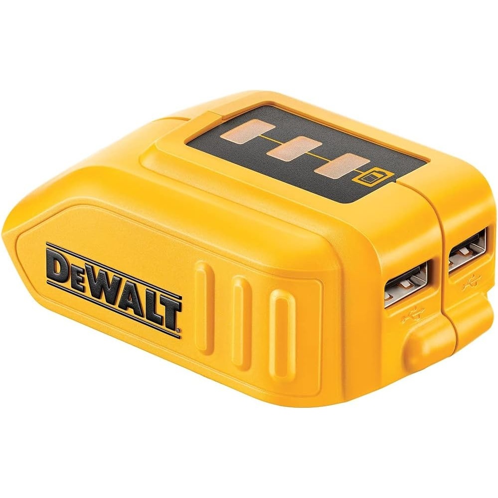 image:imageDEWALT 12V20V MAX USB Charger with 2 Ports and State of Charge IndicatorDCB090