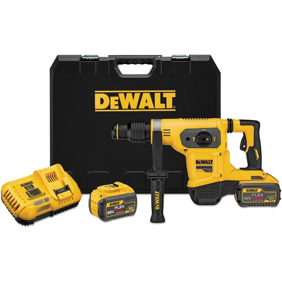 image:imageDEWALT 60V MAX Cordless Hammer Drill Kit 1916 in 2 FLEXVOLT Batteries amp Charger Included DCH481X2